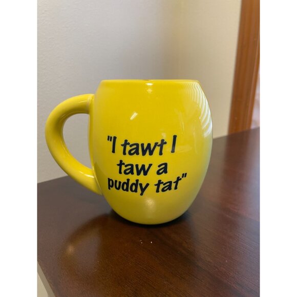 Looney Tunes Tweety Bird Yellow Ceramic Mug By Vandor for Warner Bros. - Picture 3 of 6